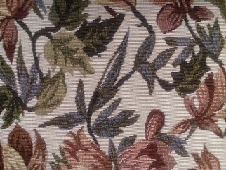 Curtains fabrics with flower design - Gobelin fabrics
