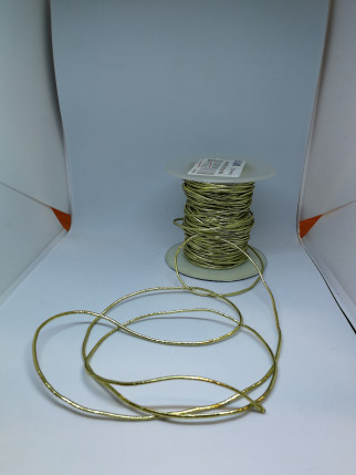 Резинка золотистая круглая 1.5 mm(5 m) Резинка золотистая круглая 1.5 mm(5 m)