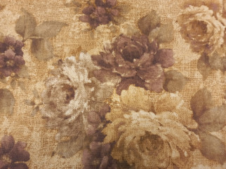 Curtains with flower design - Curtain fabric  