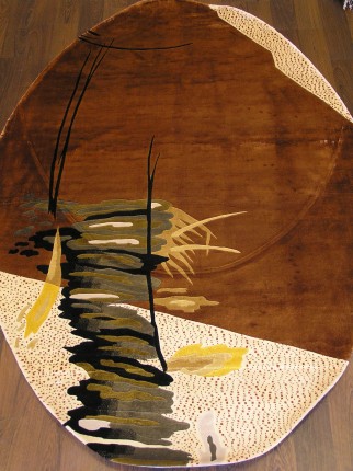 paklājs zīds, roku darbs